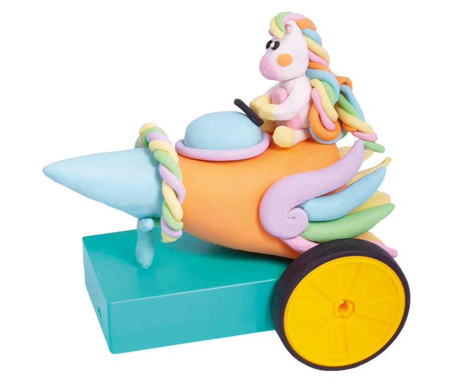 Kreativni set za modeliranje JOVI Tech Crazy Cars Fantazija 14 kom