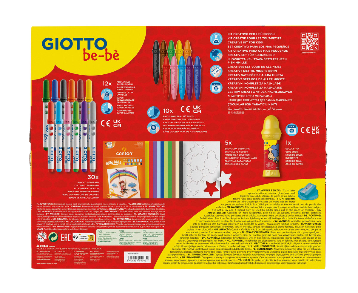 Kreativni set za stvaranje GIOTTO be-bè Little Creations 58 kom