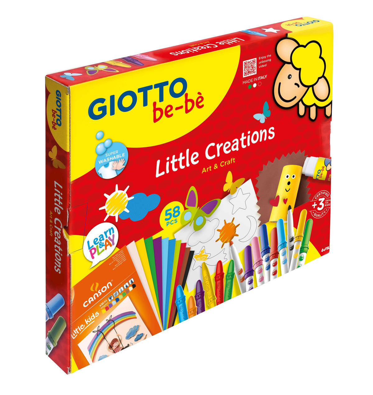 Kreativni set za stvaranje GIOTTO be-bè Little Creations 58 kom