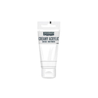 Krémová akrylová farba pololesklá Pentart 200 ml | rôzne odtiene — obrázok 2