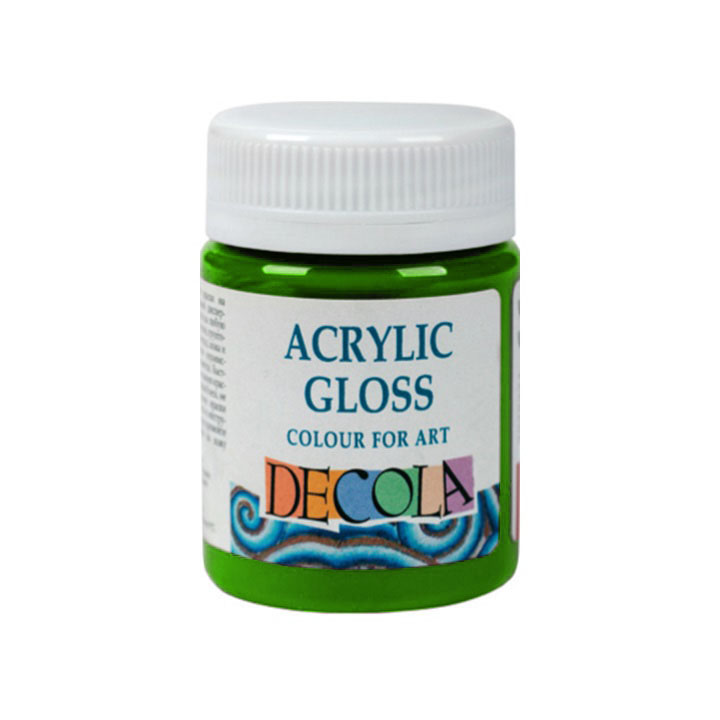Sjajna akrilna boja Decola 56 ml – zelena svijetla