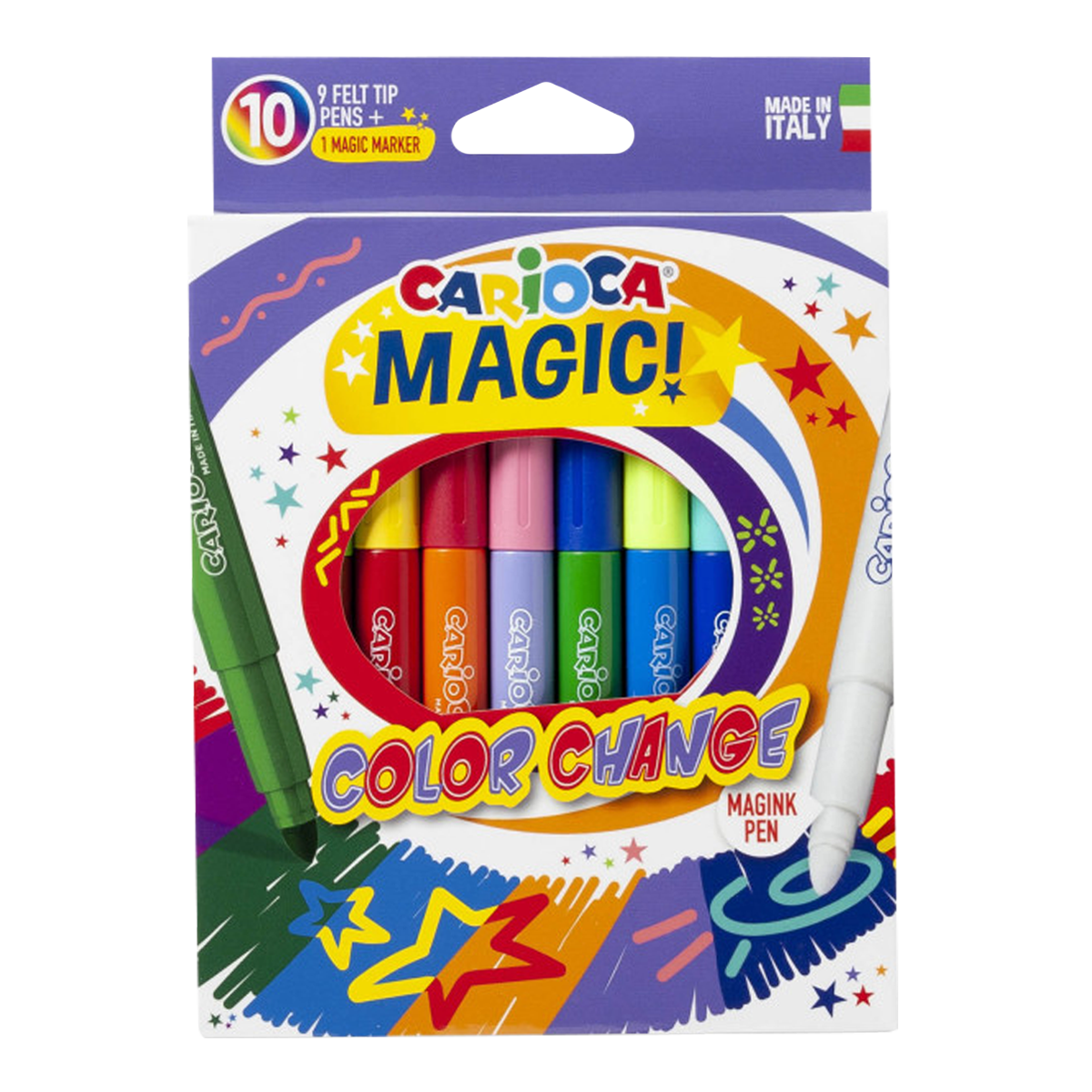 Magični flomasteri koji mijenjaju boju Carioca, 10 kom, miks boja