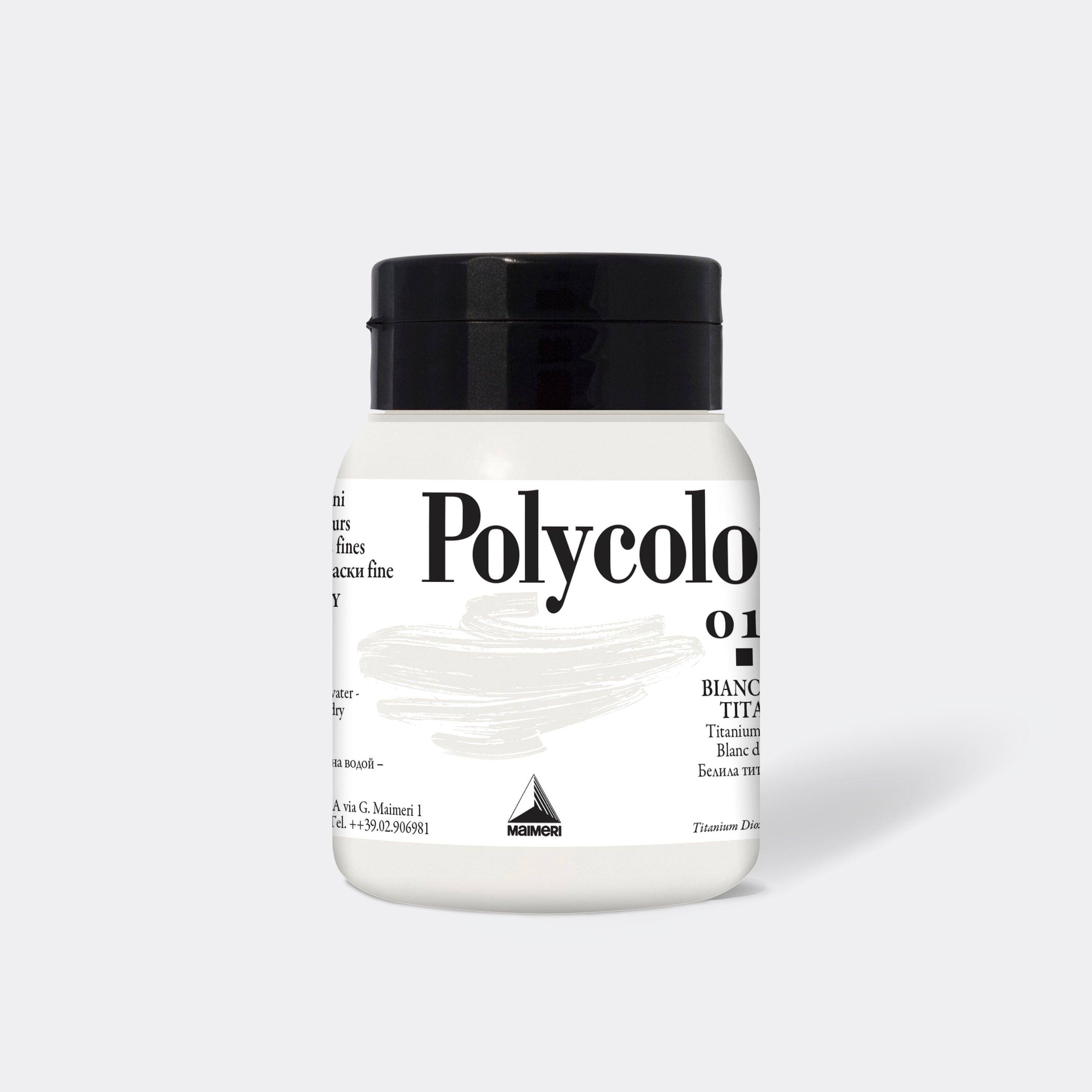 Fina akrilna boja MAIMERI Polycolor 500 ml – Titan bijela