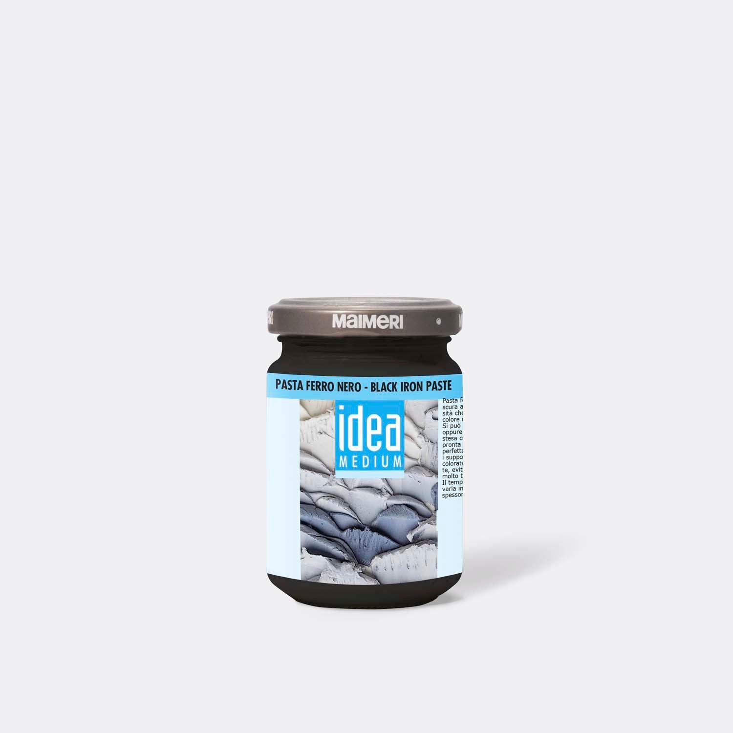 Maimeri akrilna crna pasta Black Iron Paste 125 ml