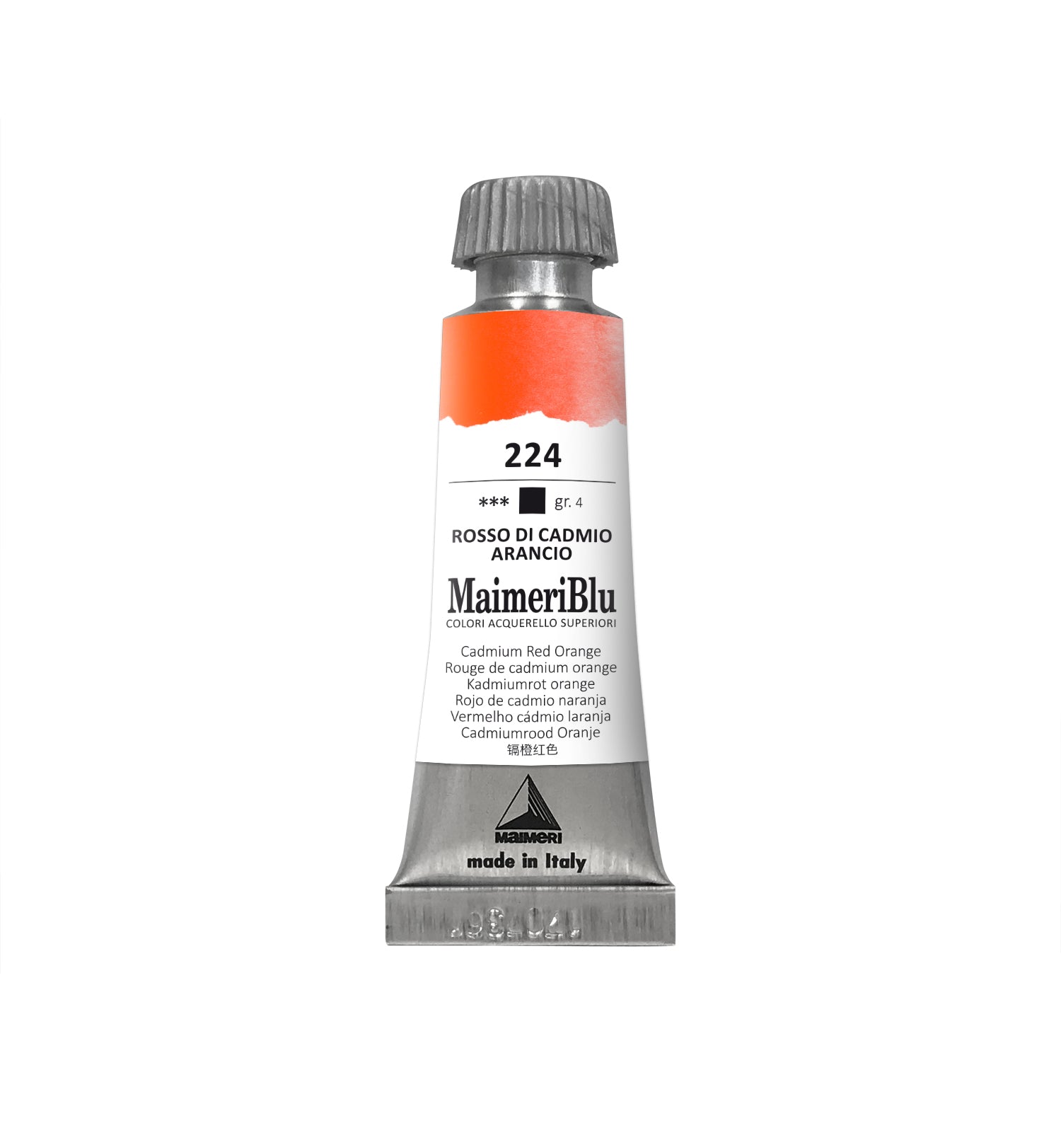 Profesionalna akvarel boja MAIMERI Maimeri Blu 12 ml – Kadmij crveno narančasta