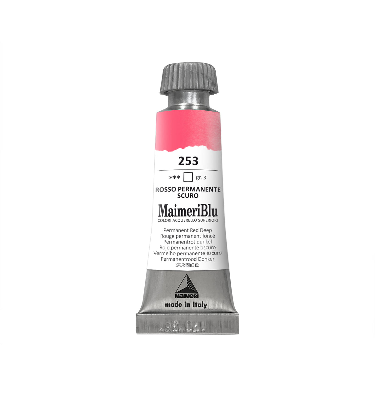 Profesionalna akvarel boja MAIMERI Maimeri Blu 12 ml – Permanentna crvena tamna