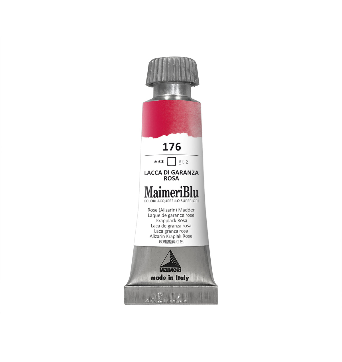 Profesionalna akvarel boja MAIMERI Maimeri Blu 12 ml – Ruža alizarin kraplak