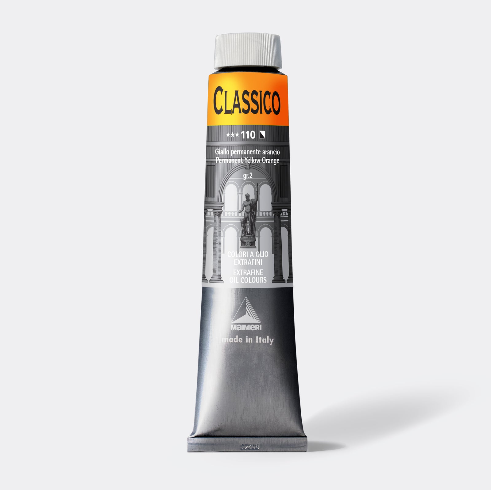 Fina uljana boja Maimeri Classico 200 ml – Permanent žuto-narančasta