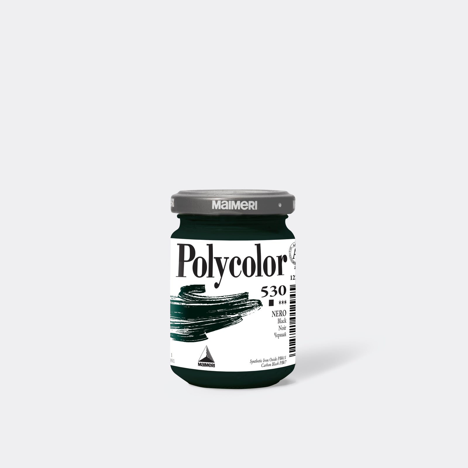 Akrilna boja MAIMERI Polycolor 140 ml – Crna