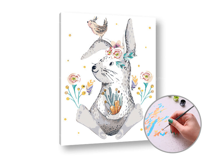 Maľovanie podľa čísel BIG Bunny | stredná náročnosť — obrázok 3