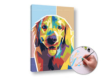 Maľovanie podľa čísel GOLDEN RETRIEVER | nízka náročnosť — obrázok 2