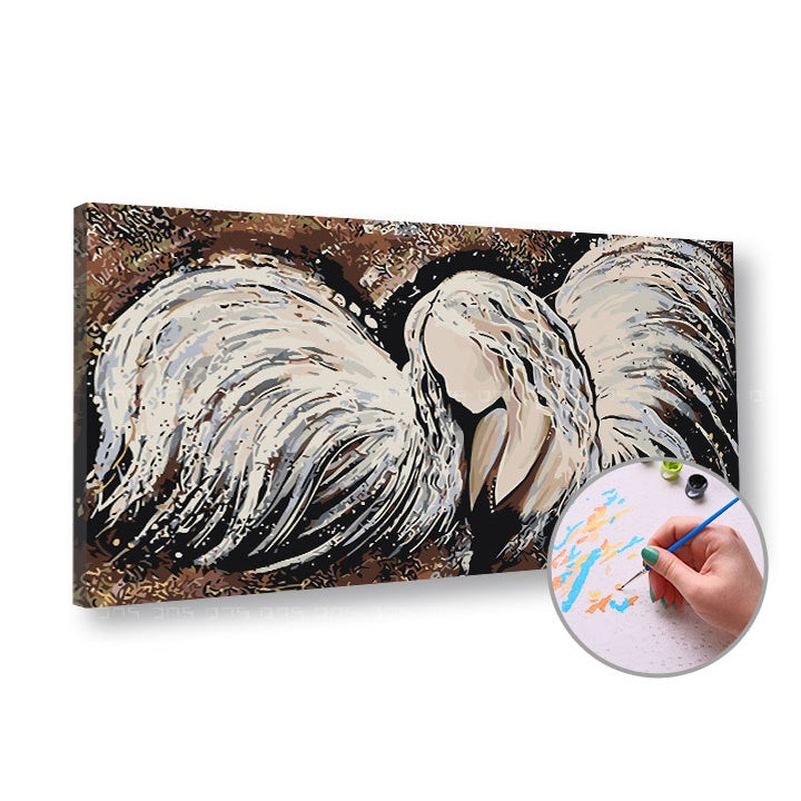 Maľovanie podľa čísel INNOCENT ANGEL | vysoká náročnosť — obrázok 1