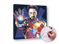 Maľovanie podľa čísel IRONMAN | nízka náročnosť — obrázok 2