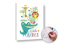 Maľovanie podľa čísel LITTLE AFRICA | nízka náročnosť — obrázok 1