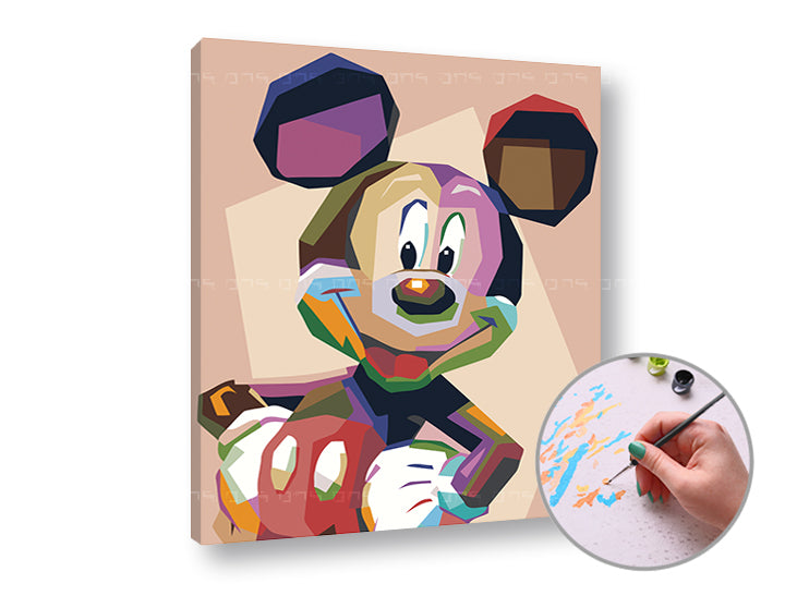 Maľovanie podľa čísel MICKEY MOUSE | nízka náročnosť — obrázok 3