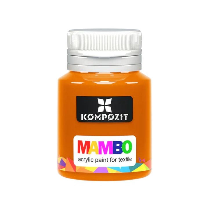 Akrilna boja za tekstil i kožu MAMBO 20 ml – 05 Narančasta