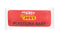 Mekani prirodni plastelin JOVI My First 38 g - crveni