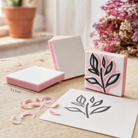 Meki gumeni blok za izradu pečata 5 x 5 cm