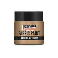 Metalik boja za tekstil Pentart 50 ml – brončana