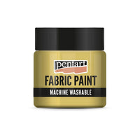 Metalik boja za tekstil Pentart 50 ml – zlatna