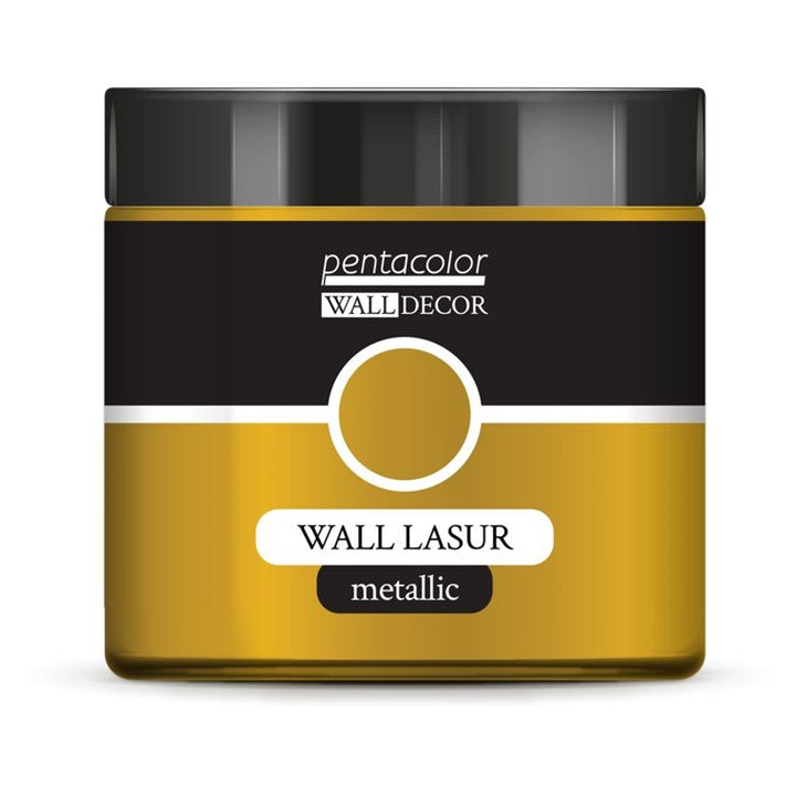 Metalik lazura za zid Wall Decor 500 ml – Zlatna