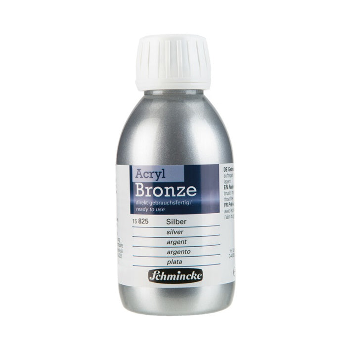 Metalik bronza Acryl-Bronze Schmincke 150 ml – 825 srebrna