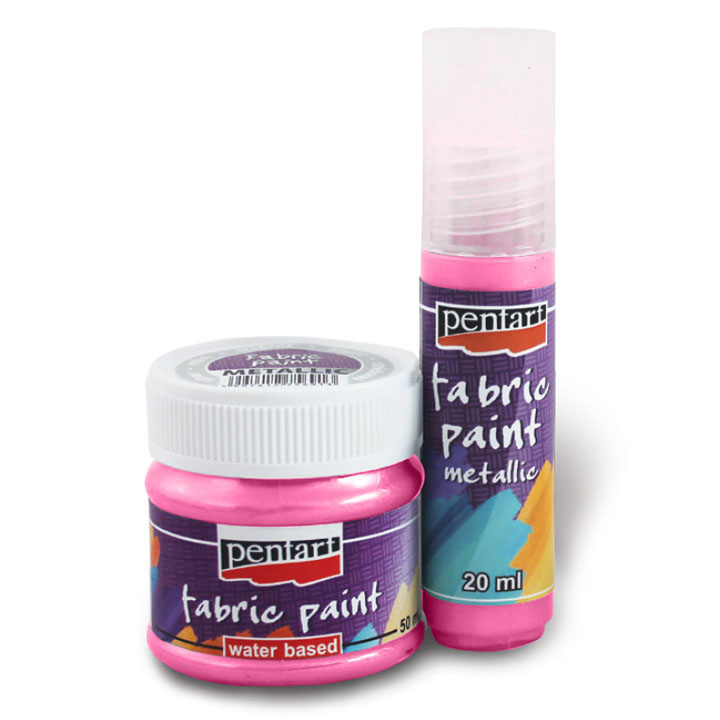 Metalik boja za tekstil - 20 ml | razne boje — slika 7