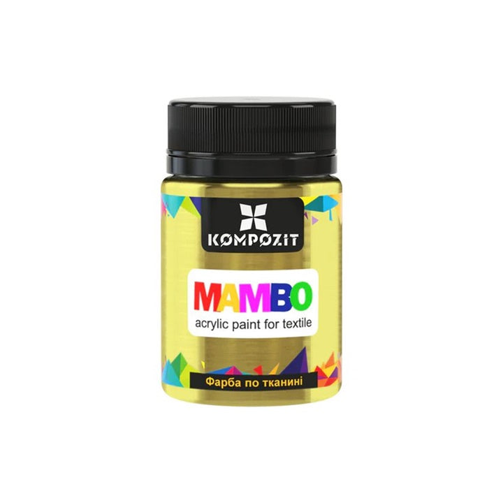 Metalik boja za tekstil i kožu MAMBO 50 ml