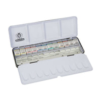 Metalni akvarel set Schmincke HORADAM, 12 x 1/2 posudice s dodatnim prostorom