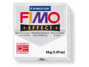 Modelirna masa FIMO Effect termostvrdnjavajuća - 56 g – 014 - Transparentna bijela