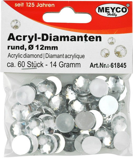 Akrilni dijamanti | izaberite pakovanje – 12 mm (60 ks)