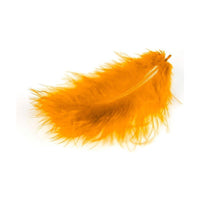 MARABU perje 10/12cm 17 kom | izbor nijansi – oranžové