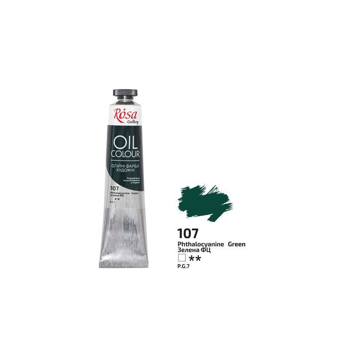 Oljne boje Rosa Gallery 45 ml – 107 ftalocijaninska zelena