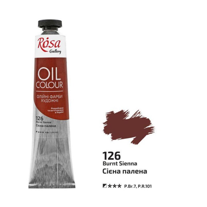 Oljne boje Rosa Gallery 45 ml – 126 pečena sienna