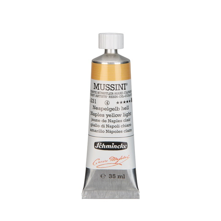 Oljne barve Schmincke MUSSINI 35 ml – 231 napolitansko rumena svetla