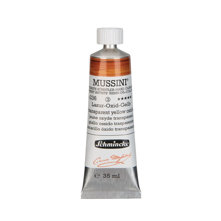 Oljne barve Schmincke MUSSINI 35 ml – 236 oksidno rumena transparentna