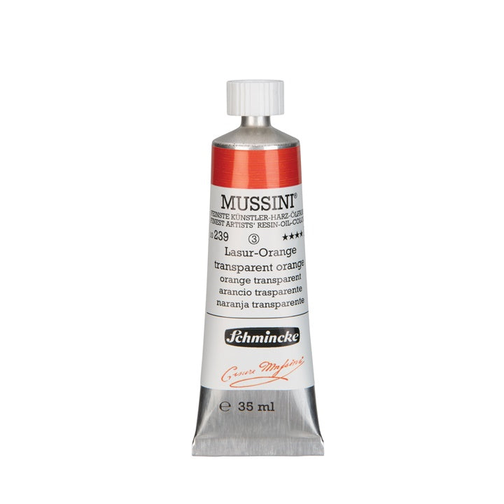 Oljne barve Schmincke MUSSINI 35 ml – 239 oranžna transparentna