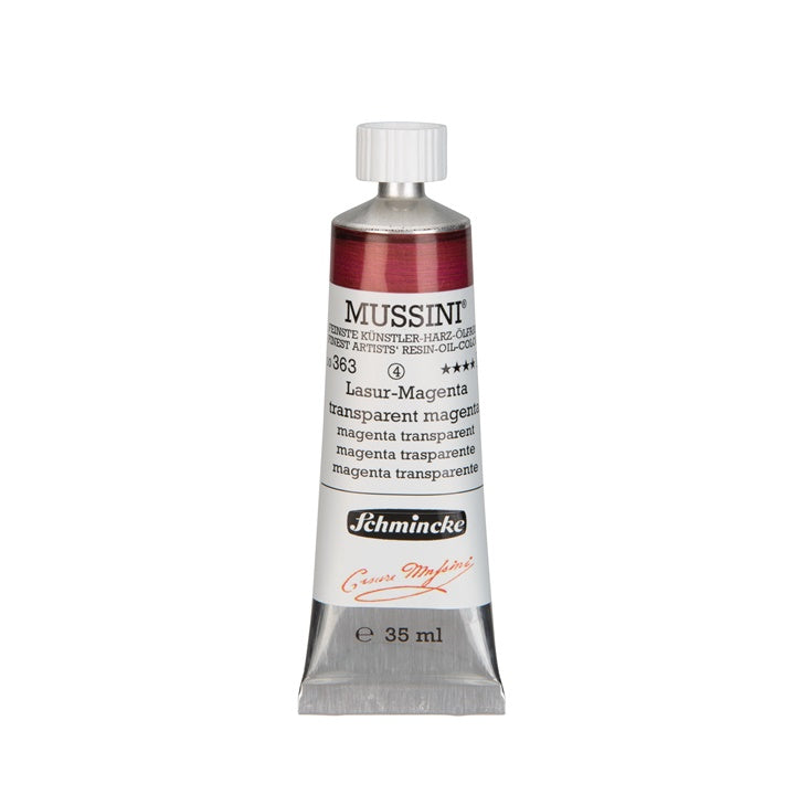 Oljne barve Schmincke MUSSINI 35 ml – 363 purpurna transparentna
