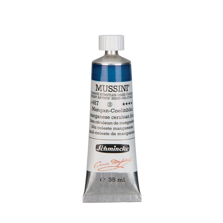 Oljne barve Schmincke MUSSINI 35 ml – 487 manganova nebesno modra