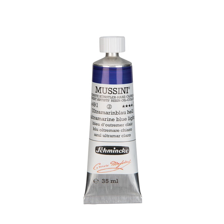 Oljne barve Schmincke MUSSINI 35 ml – 491 ultramarin modra svetla