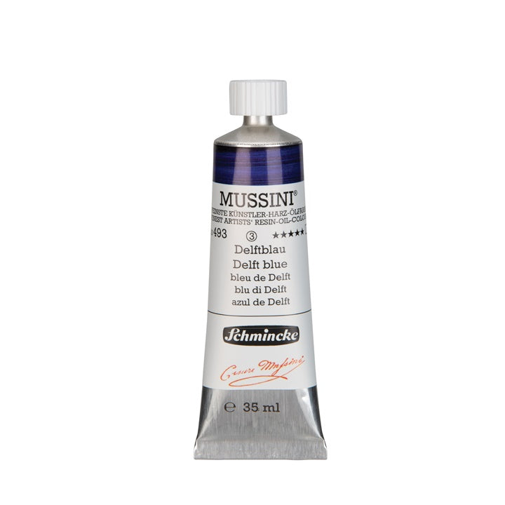 Oljne barve Schmincke MUSSINI 35 ml – 493 delftsko modra