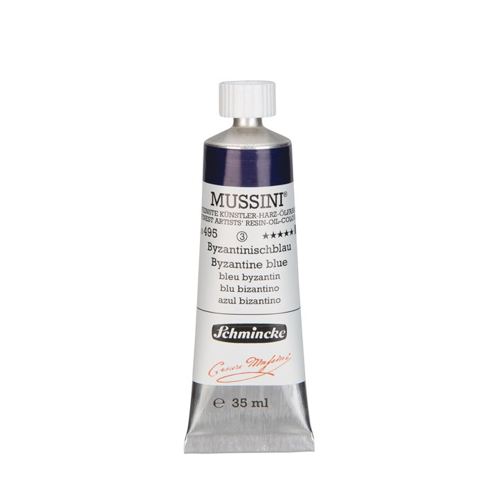 Oljne barve Schmincke MUSSINI 35 ml – 495 bizantinsko modra