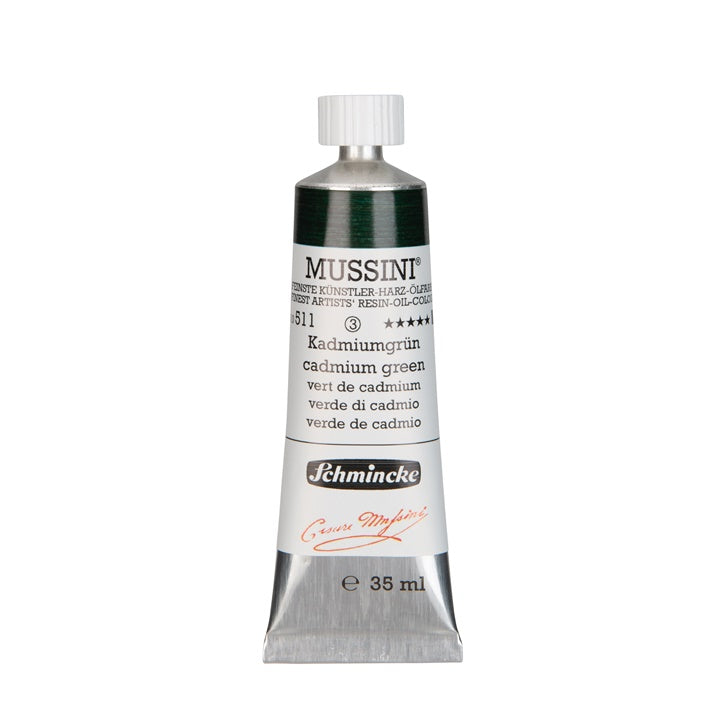 Oljne barve Schmincke MUSSINI 35 ml – 511 kadmijevo zelena