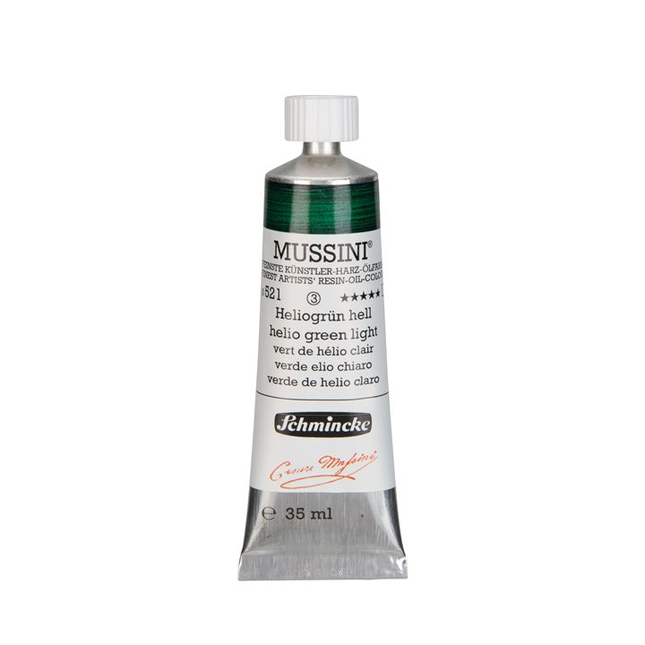 Oljne barve Schmincke MUSSINI 35 ml – 521 helio zelena svetla