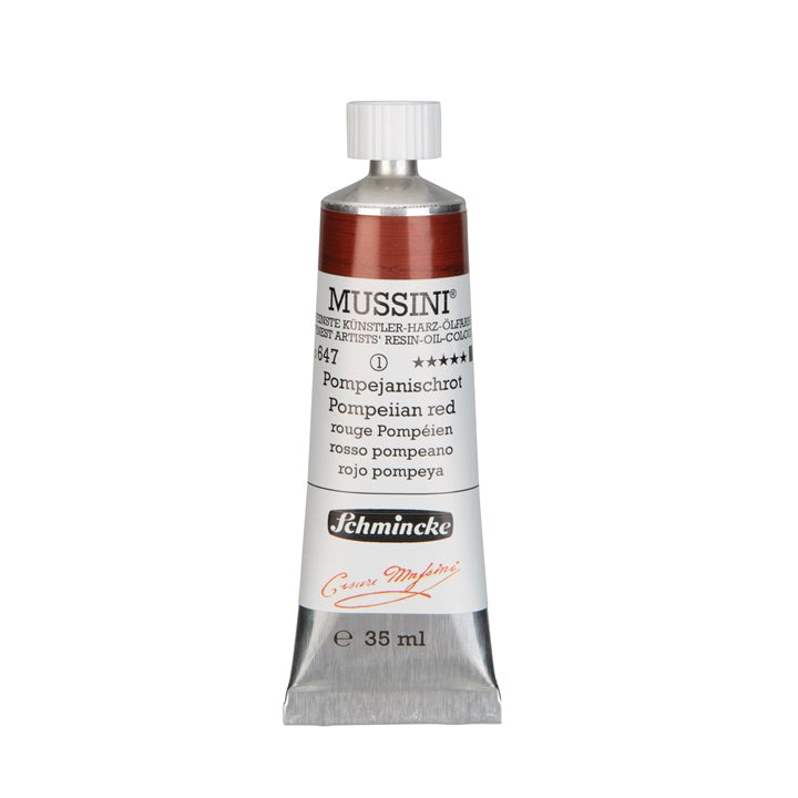 Oljne barve Schmincke MUSSINI 35 ml – 647 pompejska rdeča