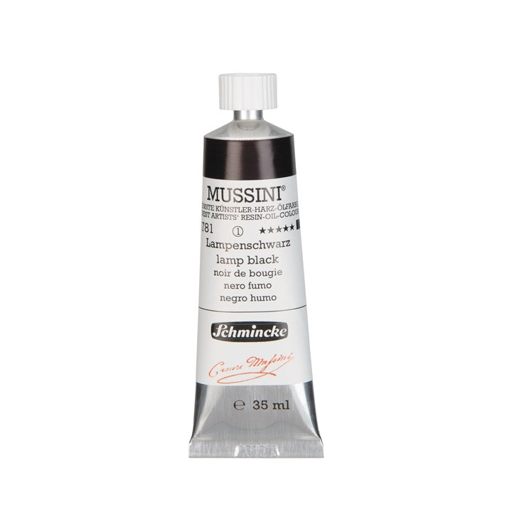 Oljne barve Schmincke MUSSINI 35 ml – 781 lamp black
