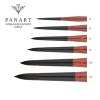 PanArt 3302 okrugli kist za akril | različite veličine — slika 2