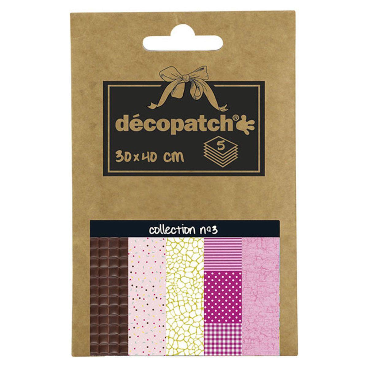 Papiri za decoupage CLAIREFONTAINE Decopatch 30 x 40 cm – kolekcije 6 – 20