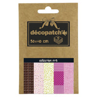 Papiri za decoupage CLAIREFONTAINE Decopatch 30 x 40 cm – kolekcije 6 – 20