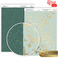 Papiri za scrapbooking Butterflies A4 | razne nijanse — slika 2